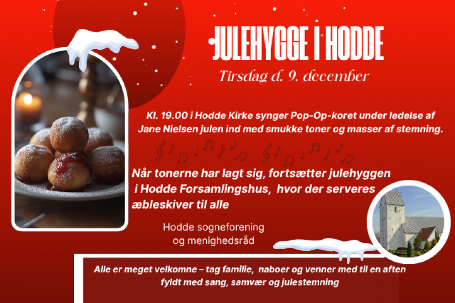 Syng julen ind i Hodde