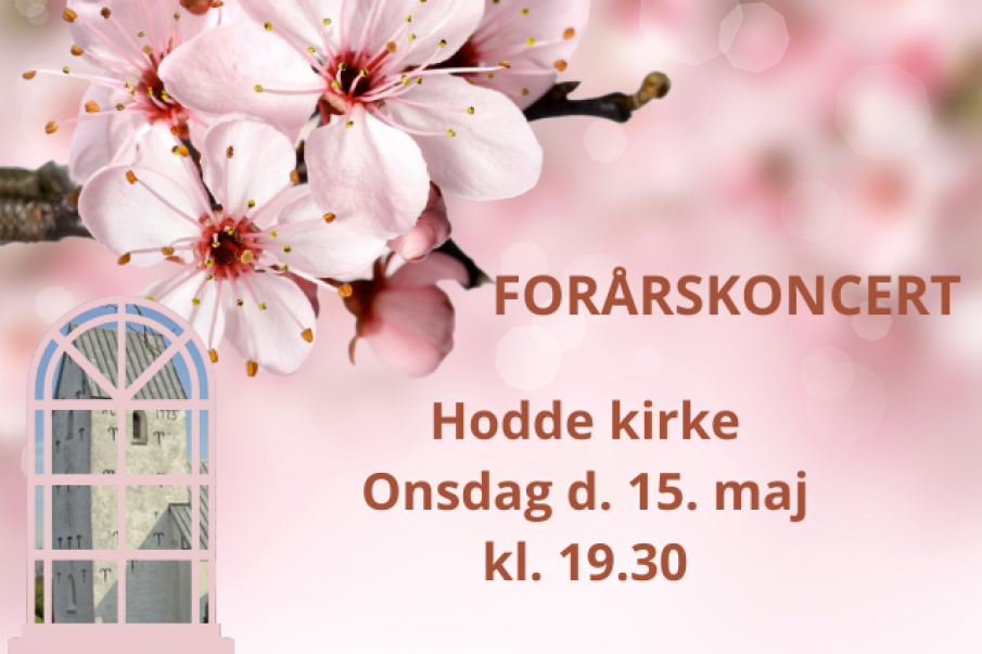 Forårskoncert i Hodde kirke