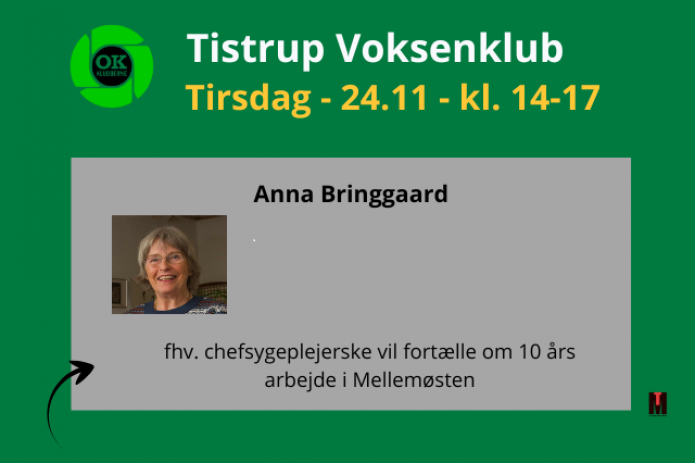 OK klubben Tistrup - Foredrag